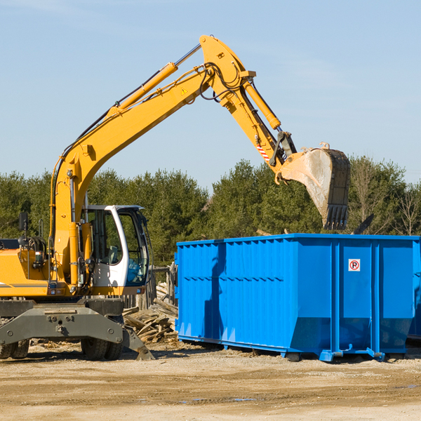 what size residential dumpster rentals are available in Selbyville West Virginia